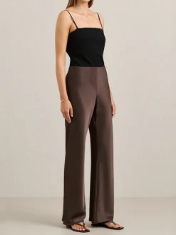 Myrna Pant in Chocolate