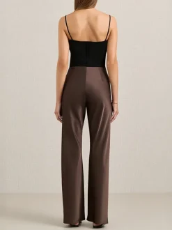 Myrna Pant in Chocolate
