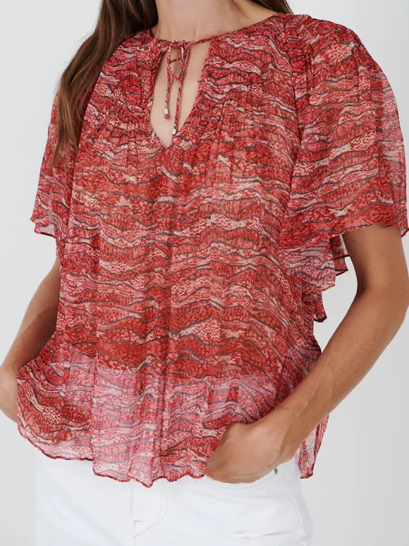 Neslya Top in Red