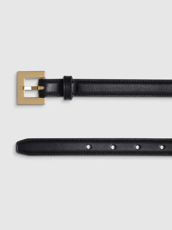Nicola Belt in Black with Gold