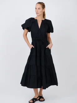 Olina Dress in Noir