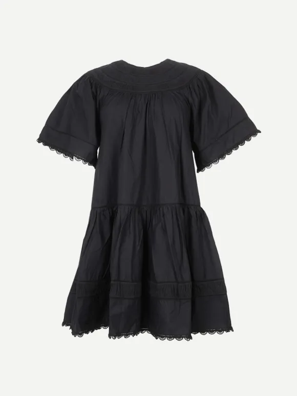 Oumi Dress in Noir