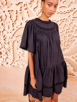 Oumi Dress in Noir