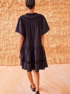 Oumi Dress in Noir