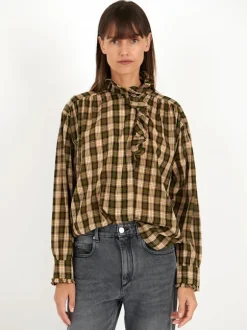 Pamias Top in Black/Ochre