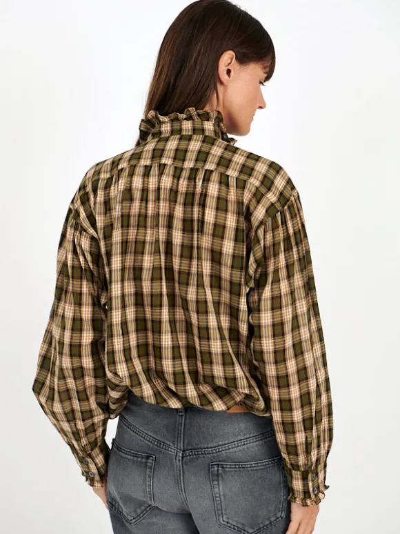 Pamias Top in Black/Ochre