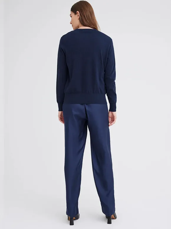 Pare Sweater in Darkest Navy