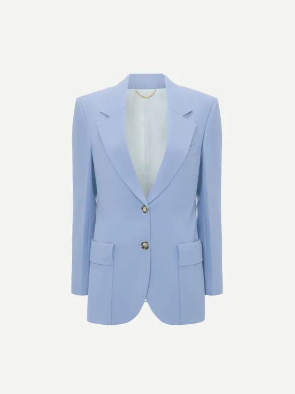 Patch Pocket Jacket in Bluebell
