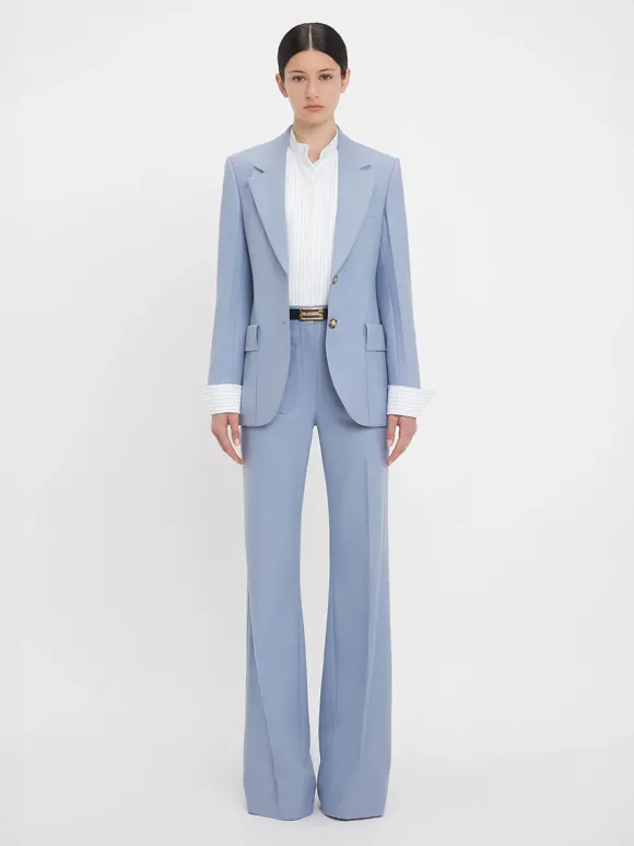 Patch Pocket Jacket in Bluebell
