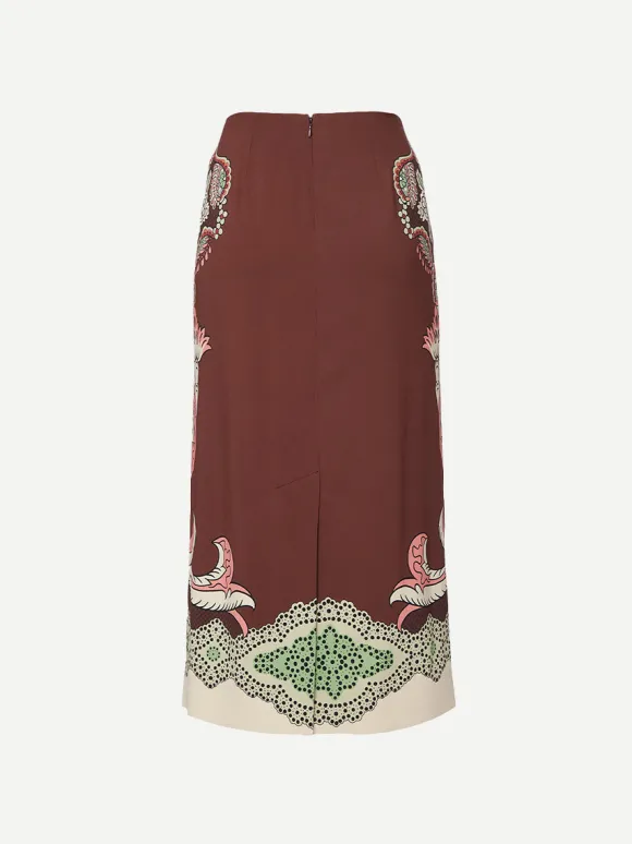 Pencil Skirt in Portal Placee