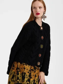 Portrait Cardigan in Black