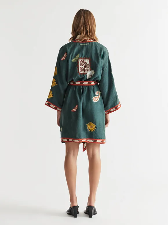 Quincy Robe Peacock