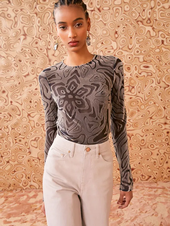 Quinn Blouse in Luna