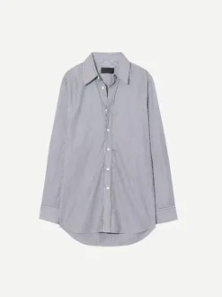 Raphael Classic Shirt in Navy Stripe