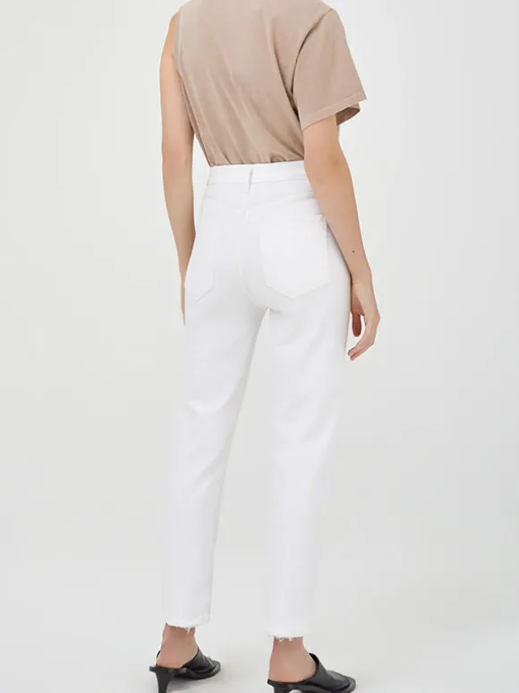 Riley High Rise Straight Crop In Whip