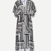 Rivage Robe in Imprime Tribu