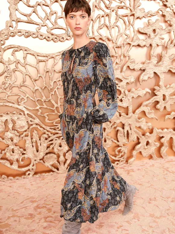 Rouen Dress in Azure