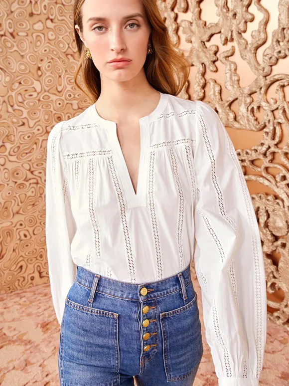 Rowan Blouse in Pristine