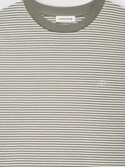 Rylan Tee in Olive Stripe