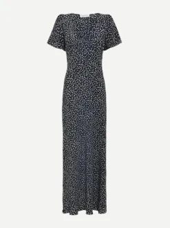 Short Sleeve Bias Dress in Dandelion