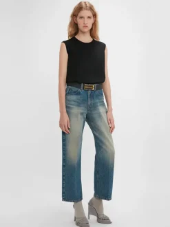 Sleeveless T-Shirt in Black