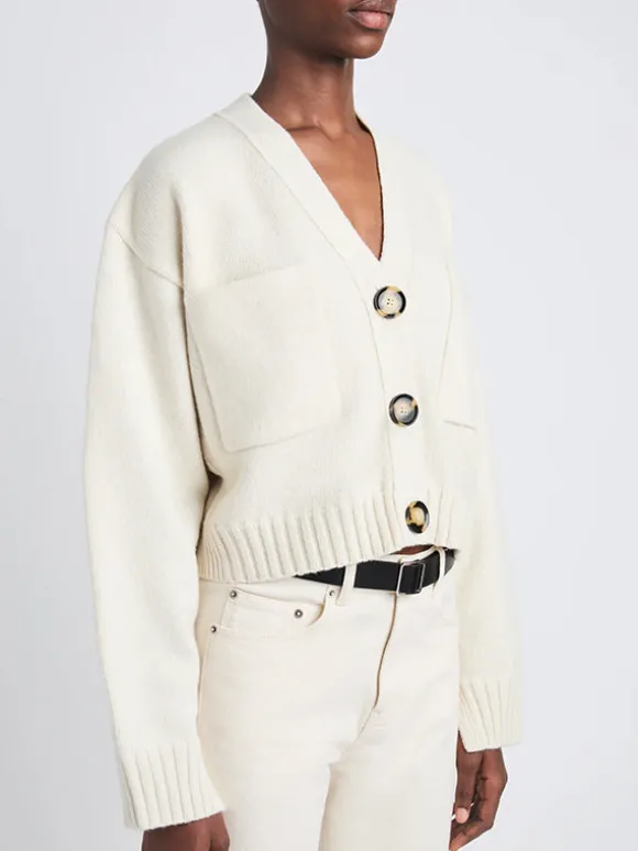 Sofia Cardigan in Ivory