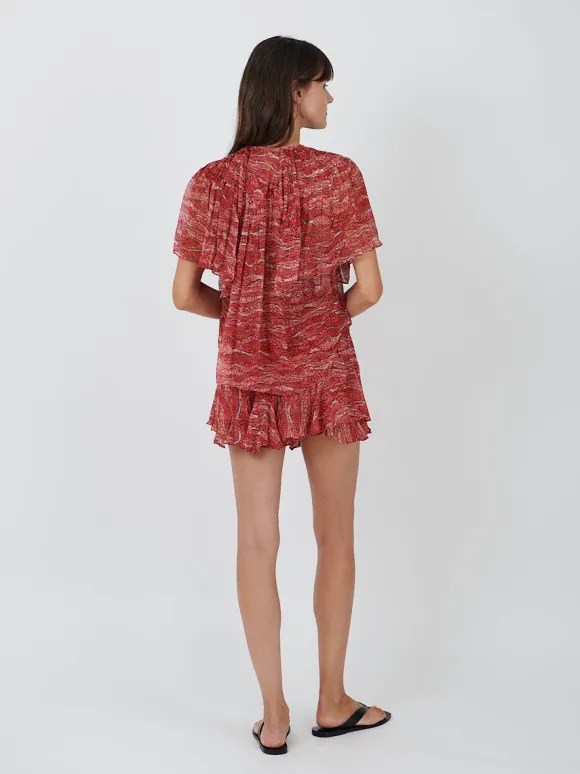 Sornel Shorts in Red