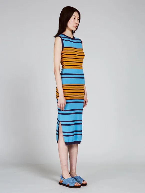 Stripe Knit Dress in Multi