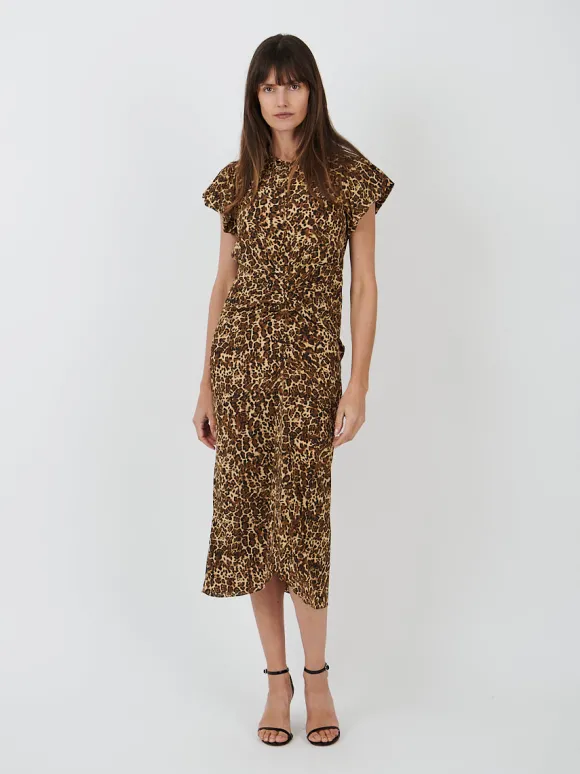 Terena Dress in Leopard