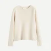 The Boxy Jumper in Bone