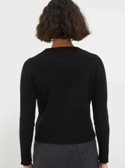The Cropped Essentials Sweater in Black