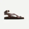 The Jalen Sandal in Walnut