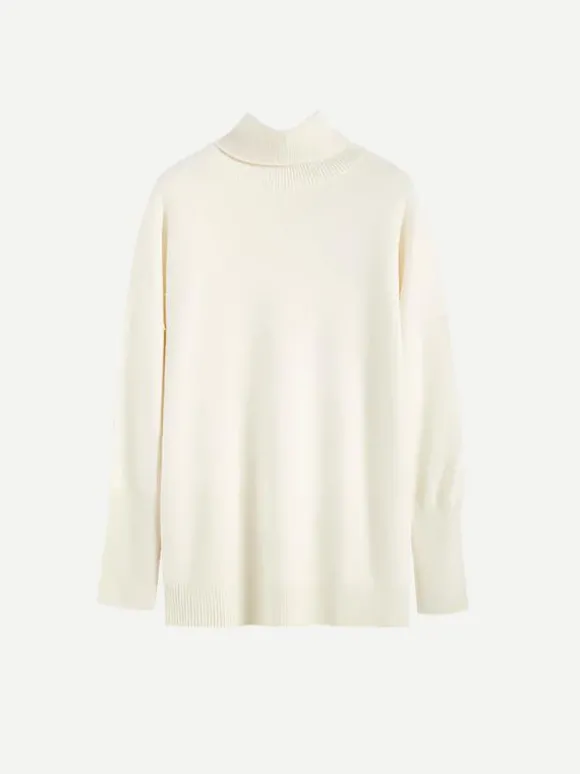 The Relaxed Polo in Cream
