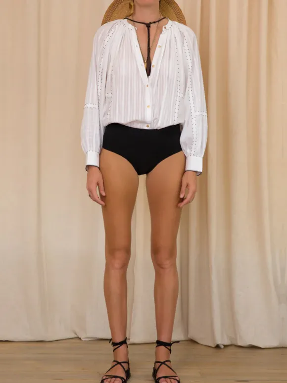 Thea Blouse in White