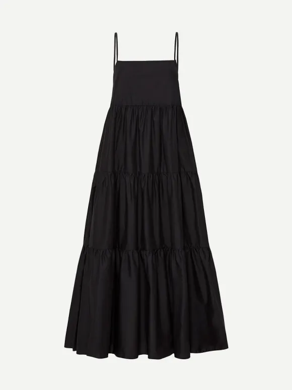 Tiered Sundress in Black