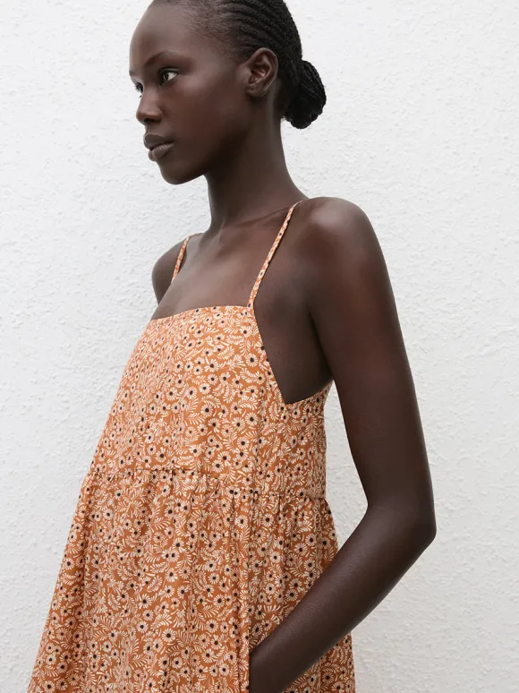 Tiered Sundress in Strawflower