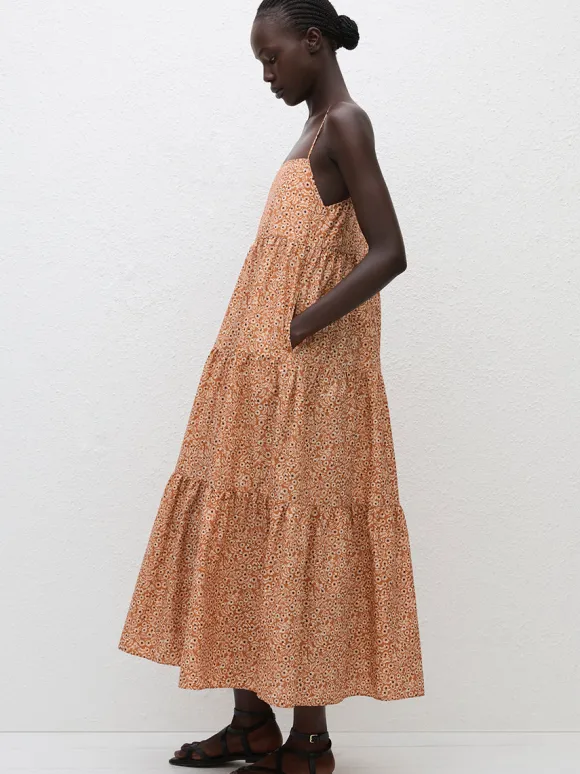 Tiered Sundress in Strawflower