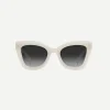 Trendy Sunglasses in Ivory
