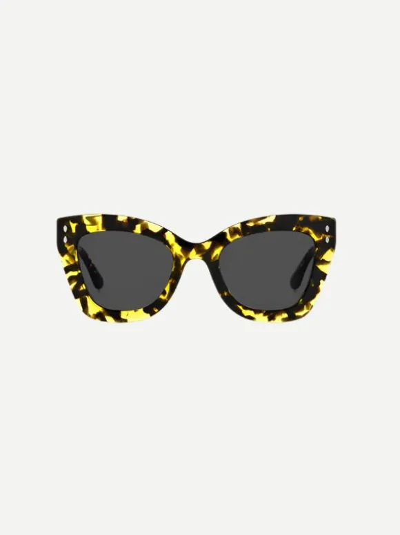 Trendy Sunglasses in Yellow Havana