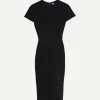 T-Shirt Fitted Dress in Black