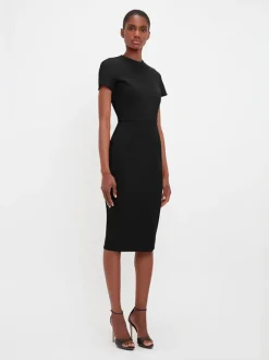 T-Shirt Fitted Dress in Black