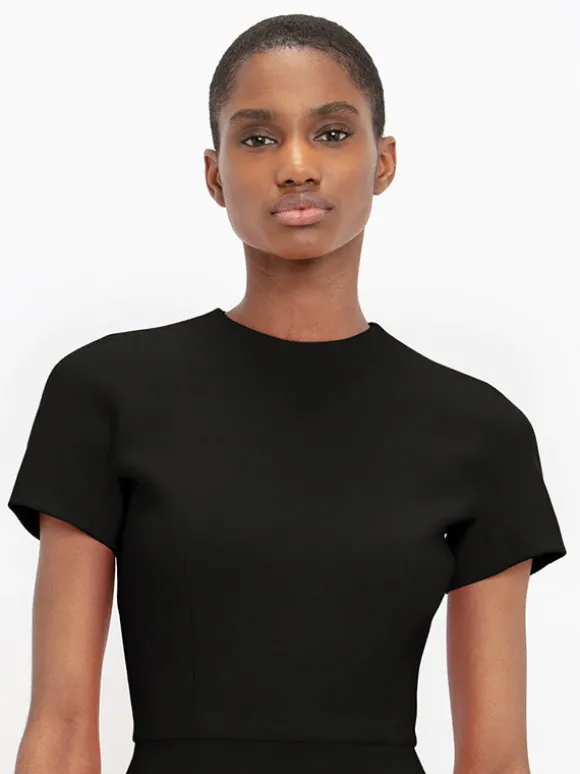 T-Shirt Fitted Dress in Black
