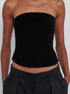 Velvet Corset in Black
