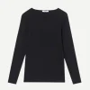 Vere Long Sleeve Top in Black