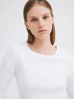 Vere Long Sleeve Top in White