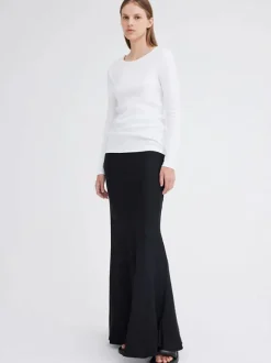 Vere Long Sleeve Top in White