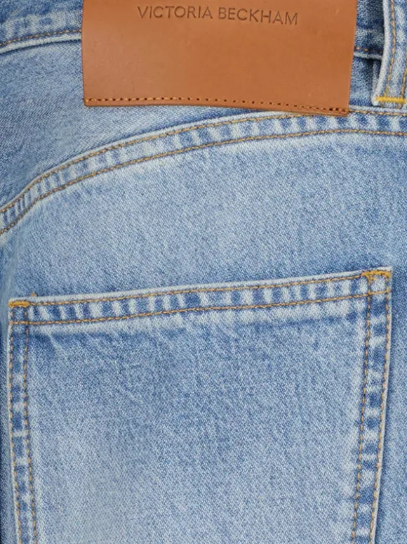 Victoria Jean in 90s Mid Blue Wash