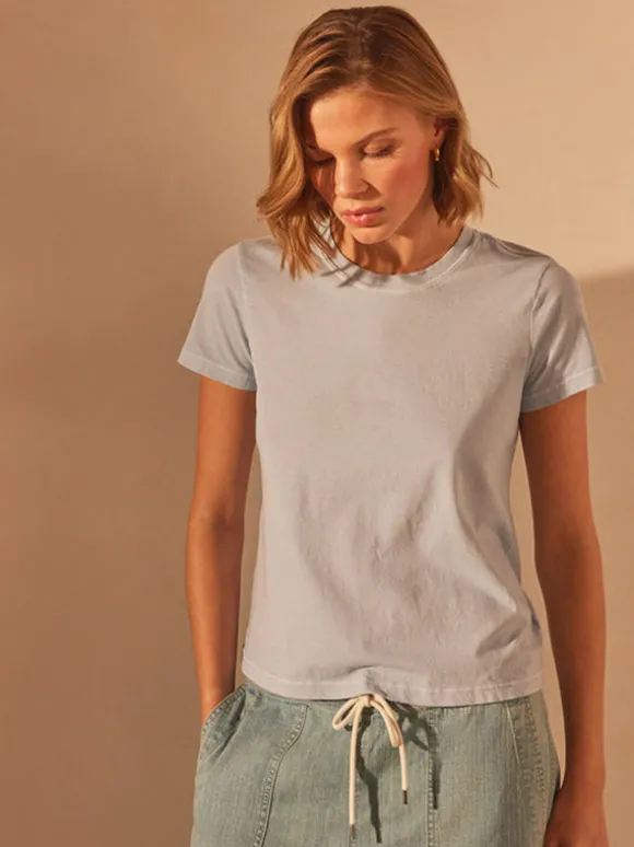Vintage Little Boy Tee in Open Sky Pigment