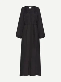 Voluminious Tiered Dress in Black