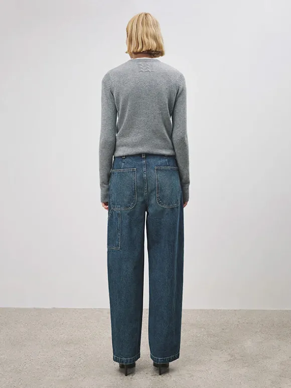 Waldorf Sweater in Light Grey Melange